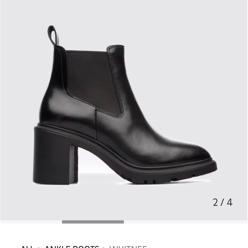 Camper Black Whitnee Ankle Boots